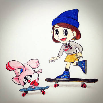 Skateboarding