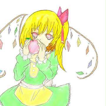 リンゴおいしぃな♪