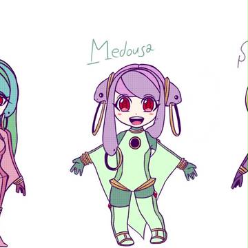 【オリナビ】ゴルゴン三姉妹