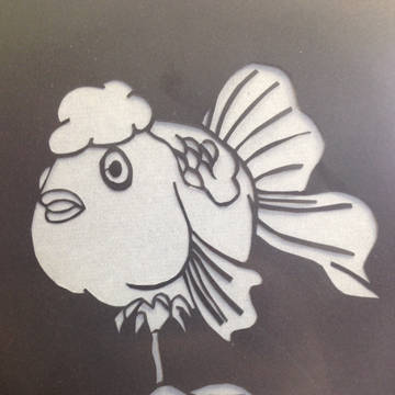 【切り絵】金魚草