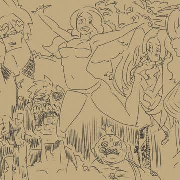 超落書き
