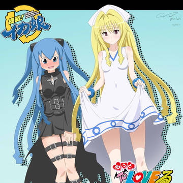 Ika Musume and Yami Crossdress