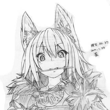 【模写】狐っ娘