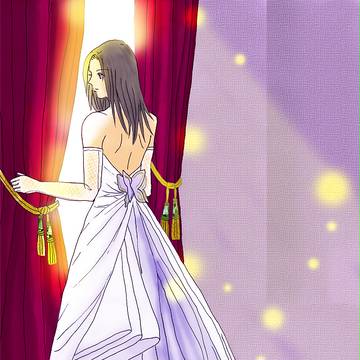 昔描いたにょた紫アクセル絵を発掘＆復刻した