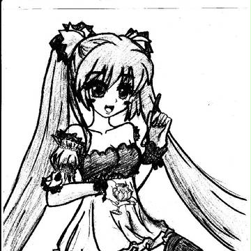 临摹初音