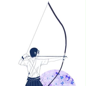 鬼灯さまに弓道させてみる