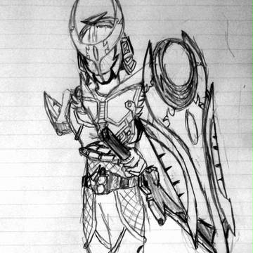 白いアーマードライダー