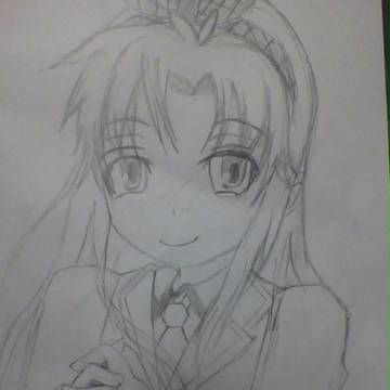 昔に描いたアキちゃん