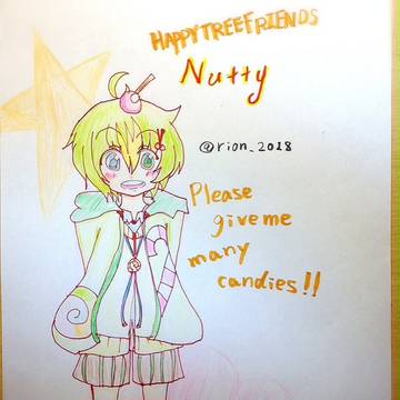 HTFナッティー擬人化(アナログ