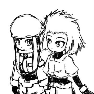 ぼーっとしてる二人