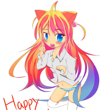 はっぴばすでけーにゃん!