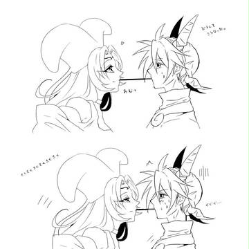 妲望でポッキーゲーム