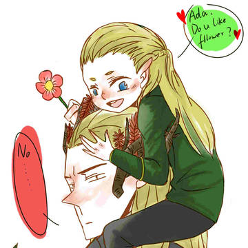 瑟爹和legolas