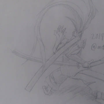 ハクメンの模写