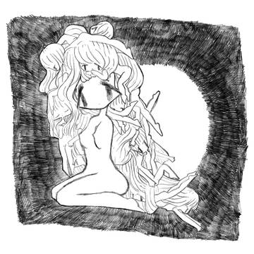 みつめている