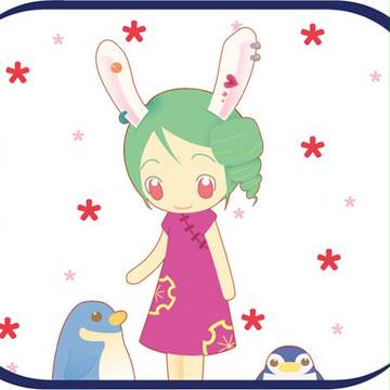 ウサ耳とペンギン