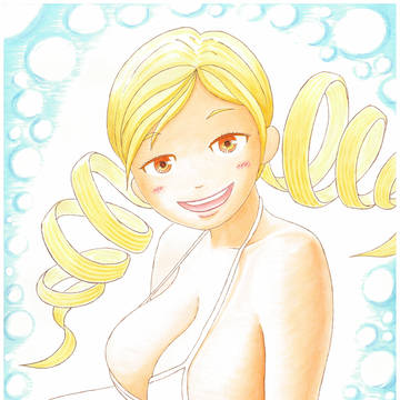 水着の巨乳女の子　巴マミ風？？？