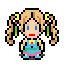 MOTHER風ドット絵クラムちゃん
