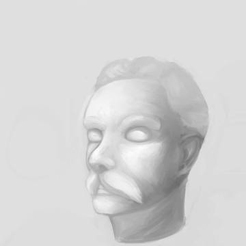 初次素描石膏【失败....