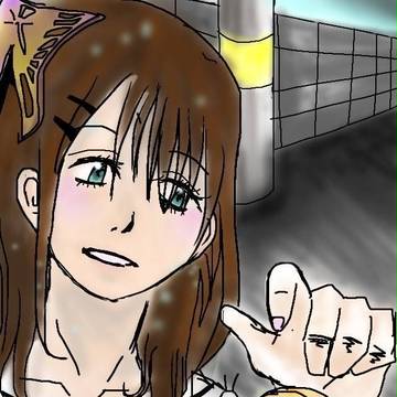 雨上がりの出会い。