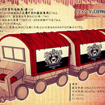 【ルー・ヴォンダ魔装傭兵団】 ヴォンダ式貨物自転車-運-
