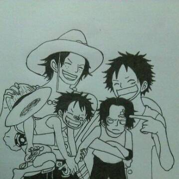 Ace and Luffy