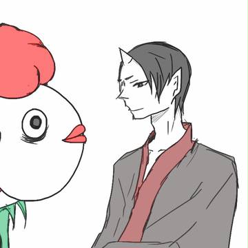 金魚草と鬼灯様