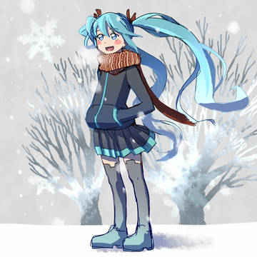 雪ミク。