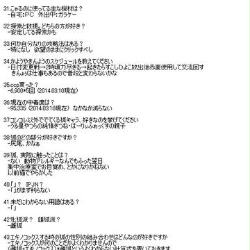 コンコレユーザーに100の質問 31-45