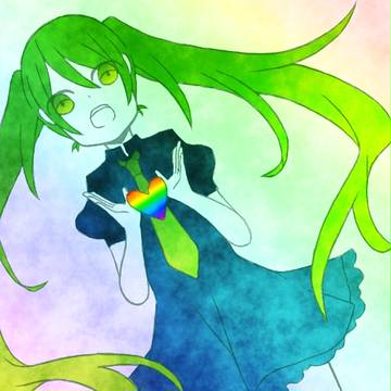 虹色ハート