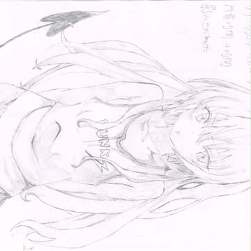 「To LOVEる」より　ナナ・アスタ・デビルーク　模写