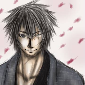 友人のキャラで誕生日絵