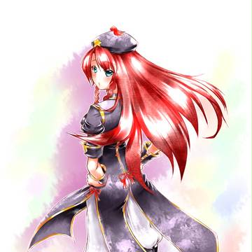 美鈴落書き