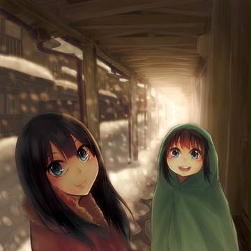 かくまき少女