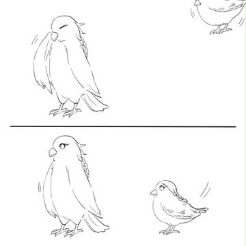 らくがき/Elsanna?/Like a bird 2