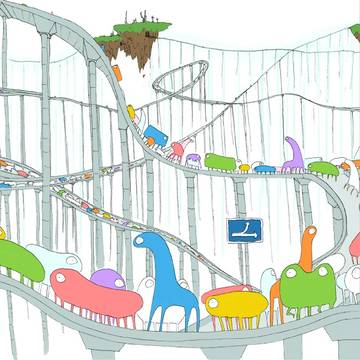 渋滞生物と高速道路の街