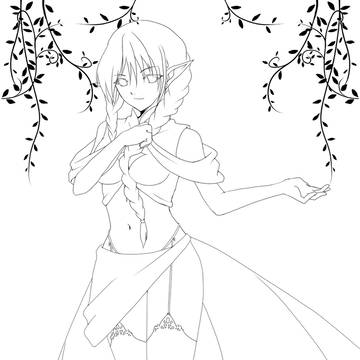 オリジナル【線画】