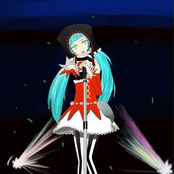 临摹miku