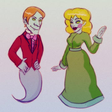 Luigi's Mansion sketches