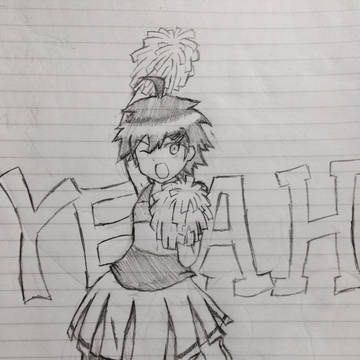 チアガールの苗木くん