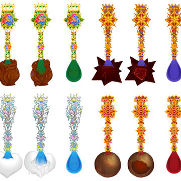 Chocolate Spoon x4