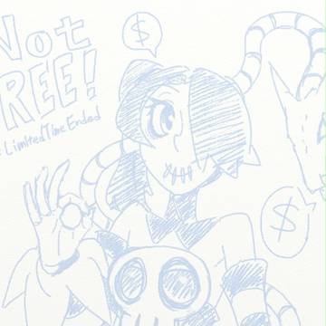 スクィグリーちゃん らくがき