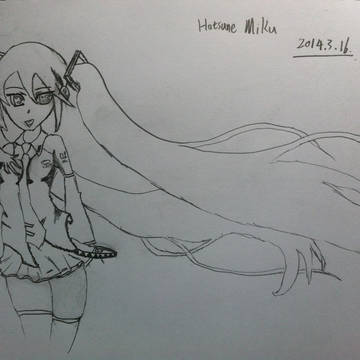 初音ミク手绘