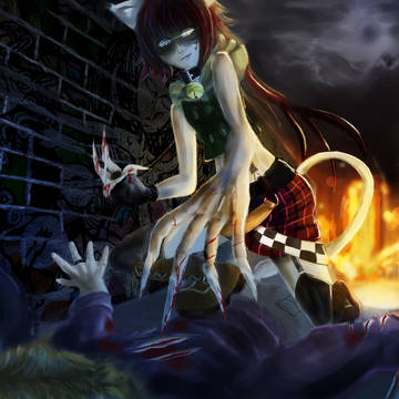 CatGirl at Back Alley >w<
