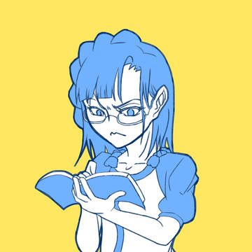 百合子ちゃんは読書する時つい難しい顔しちゃうかわいい！