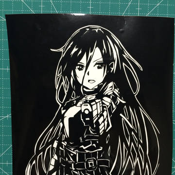 [切り絵]GGOキリト　です。　ステッカーです