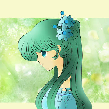 blue and green