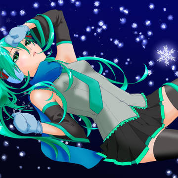 雪ミクさん塗らせて頂きました