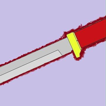 ナイフ描いてみた