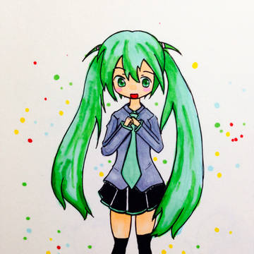 初のミクさん。